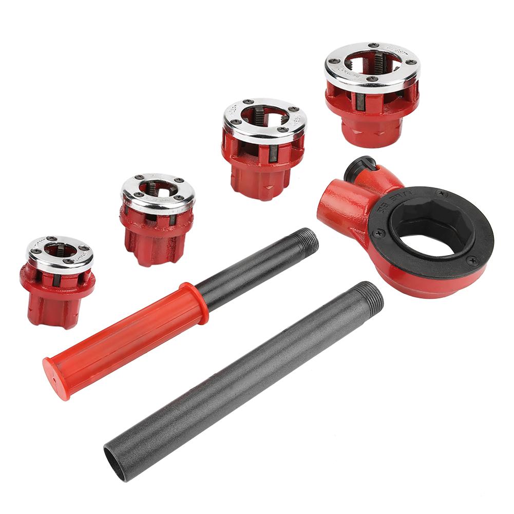 Dies Manual Plumber Pipe Threading Kit 1 2  3 4  1  1‑1 4  Threader Tool (#02)