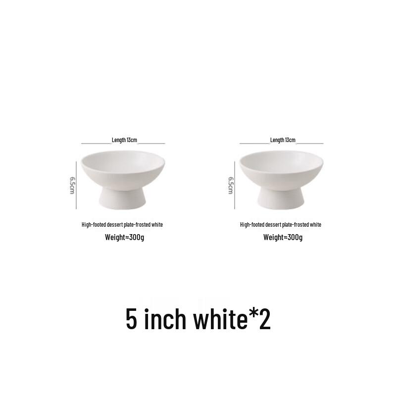 Nordic Ceramic Pedestal Serving Plate