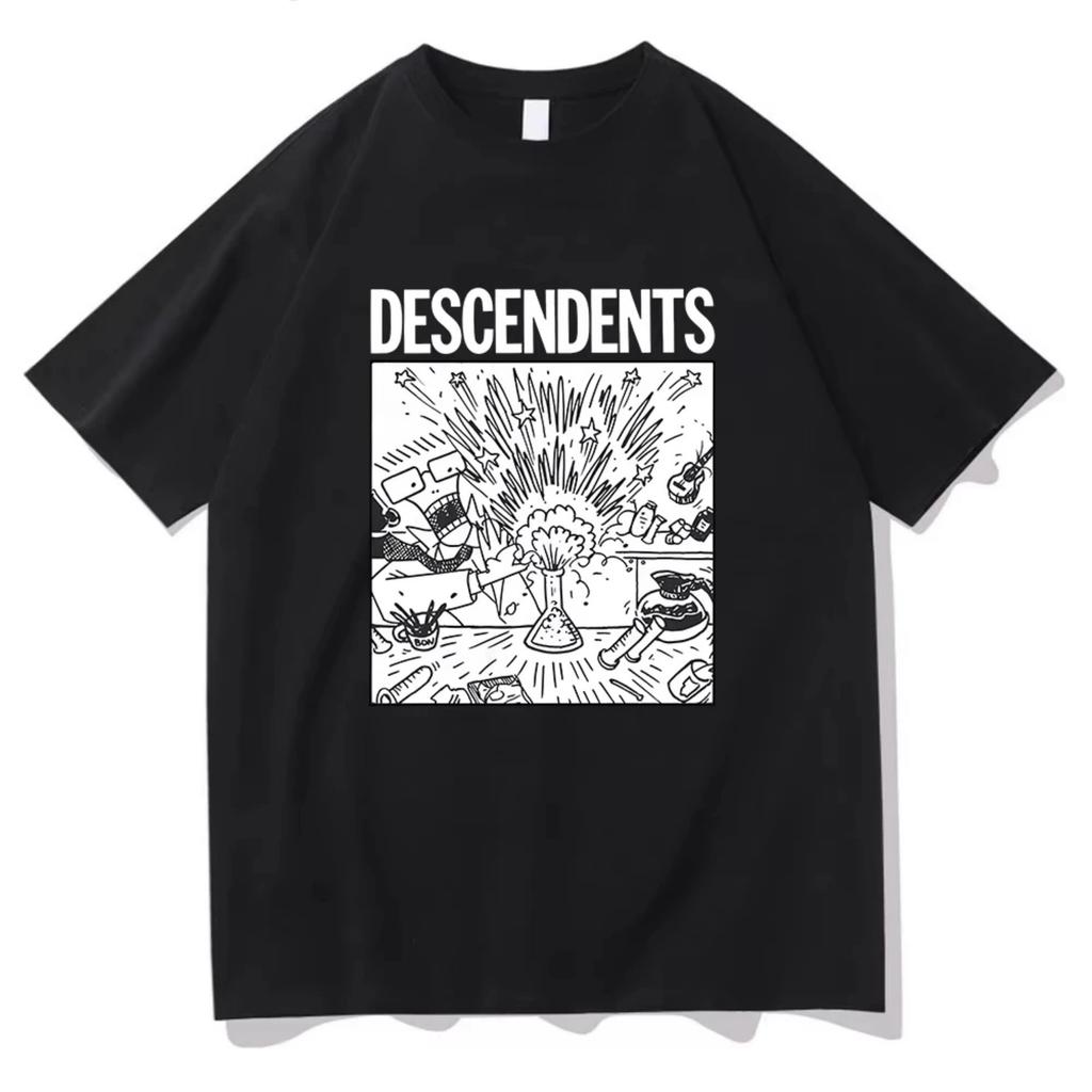 Pop Surfpunková kapela Descendents Tričko Pánské Letní Krátký Rukáv Tričko Street Wear Grafický Tisk Tričko Grunge Móda Tričko