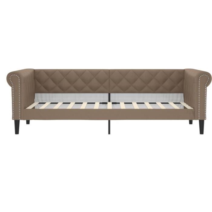 VidaXL Daybed Cappuccino 80x200 Cm Faux Leather 354225