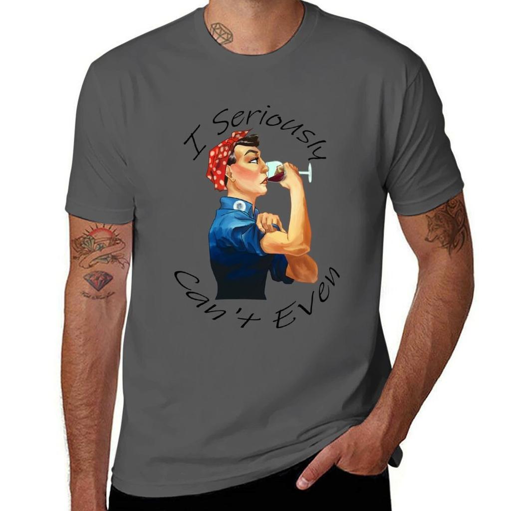 I Seriously Cant Even Tshirt Basic Solid Color Short Sleeve Tshirt