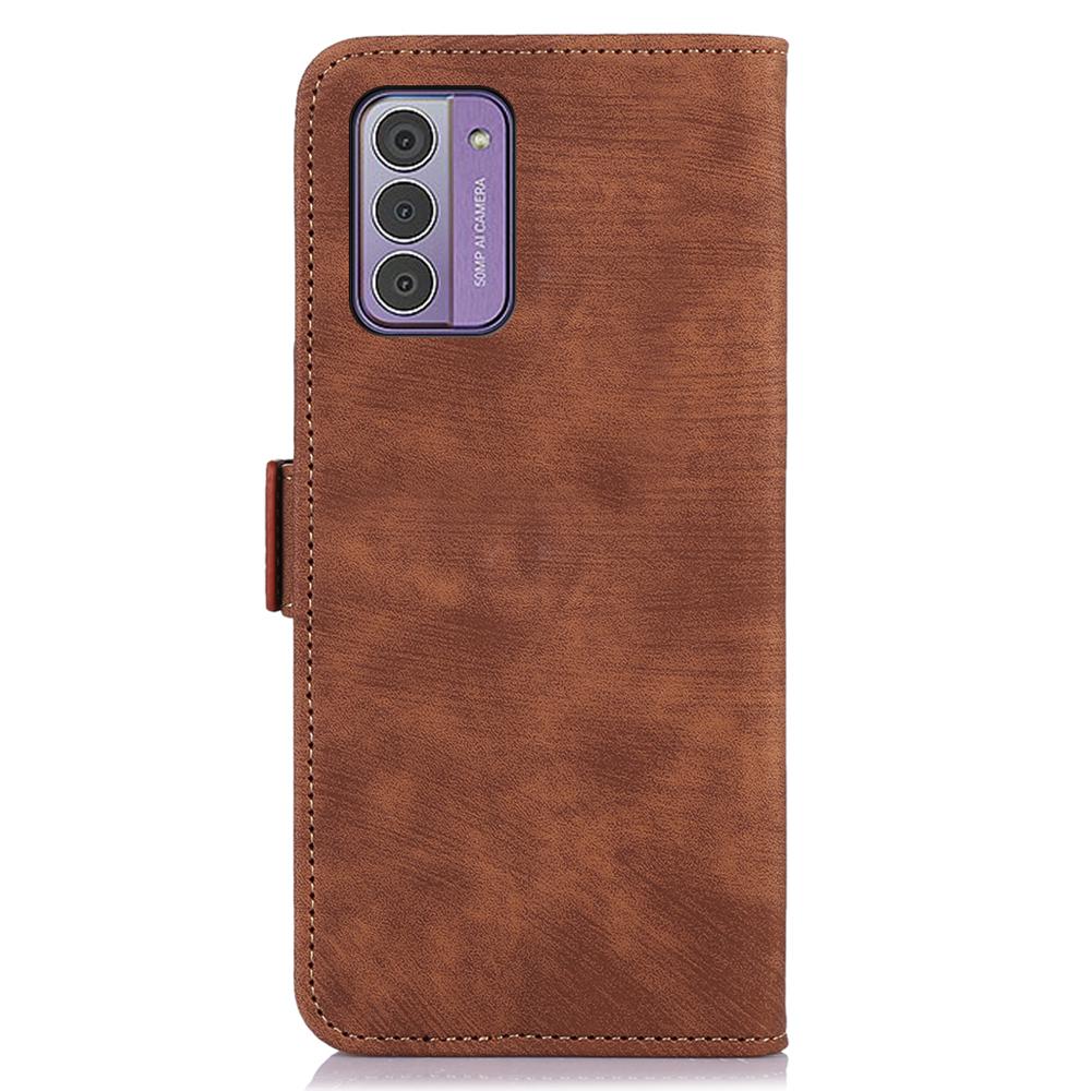 ABEEL Für Nokia G42 Handyhülle Stoßfestes Wallet Ständer PU Leder Retro Textur Handyhülle