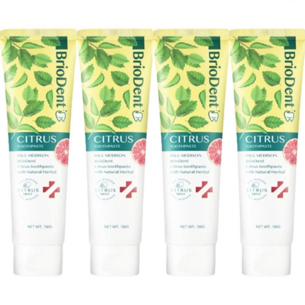 Paul Medison BrioDent Citrus Toothpaste 150g*2Pcs/4Pcs