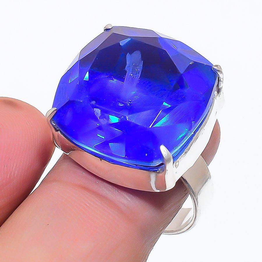 Amethyst Gemstone 925 Sterling Silver Jewelry Ring Size 9