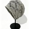 Retro literary and artistic crochet hole stacking hat men's and women's spring and summer thin breathable knitted cold hat fashionable headgear