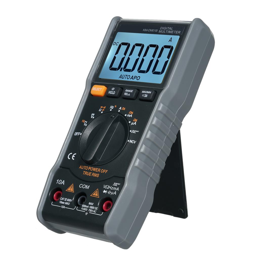 KM DM01B Smart Digital Multimeter Auto Range 6000 Counts NCV Universal Meter Handheld Multifunctional Tester Voltmeter