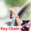Girls Anime Pendant Keychain Holder Car Keychain Mobile Phone Bag Pendant Cute Kawaii