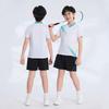 Kids Quick-Dry Badminton Training Set Girls Boys Sportswear Lightweight Bamboo Fiber Athletic Outfit