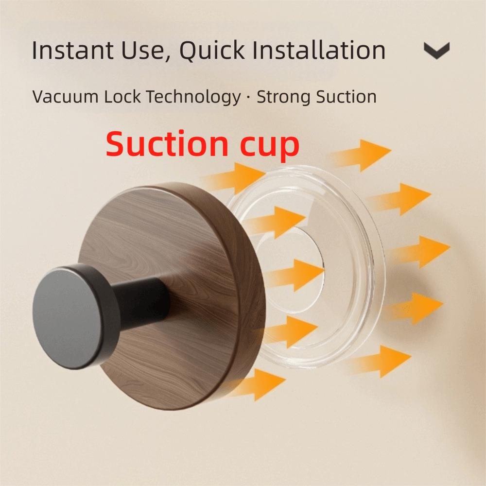 Chinese Style Suction Hook Rotating Heavy-duty Adhesive Hanging Gifts Kitchen Bathroom Rack
