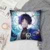 Genshin Impact Scaramouche Pillow Case Square DoubleSided Printing Sofa Cushion Cover Pillowcase Bedroom Bedside