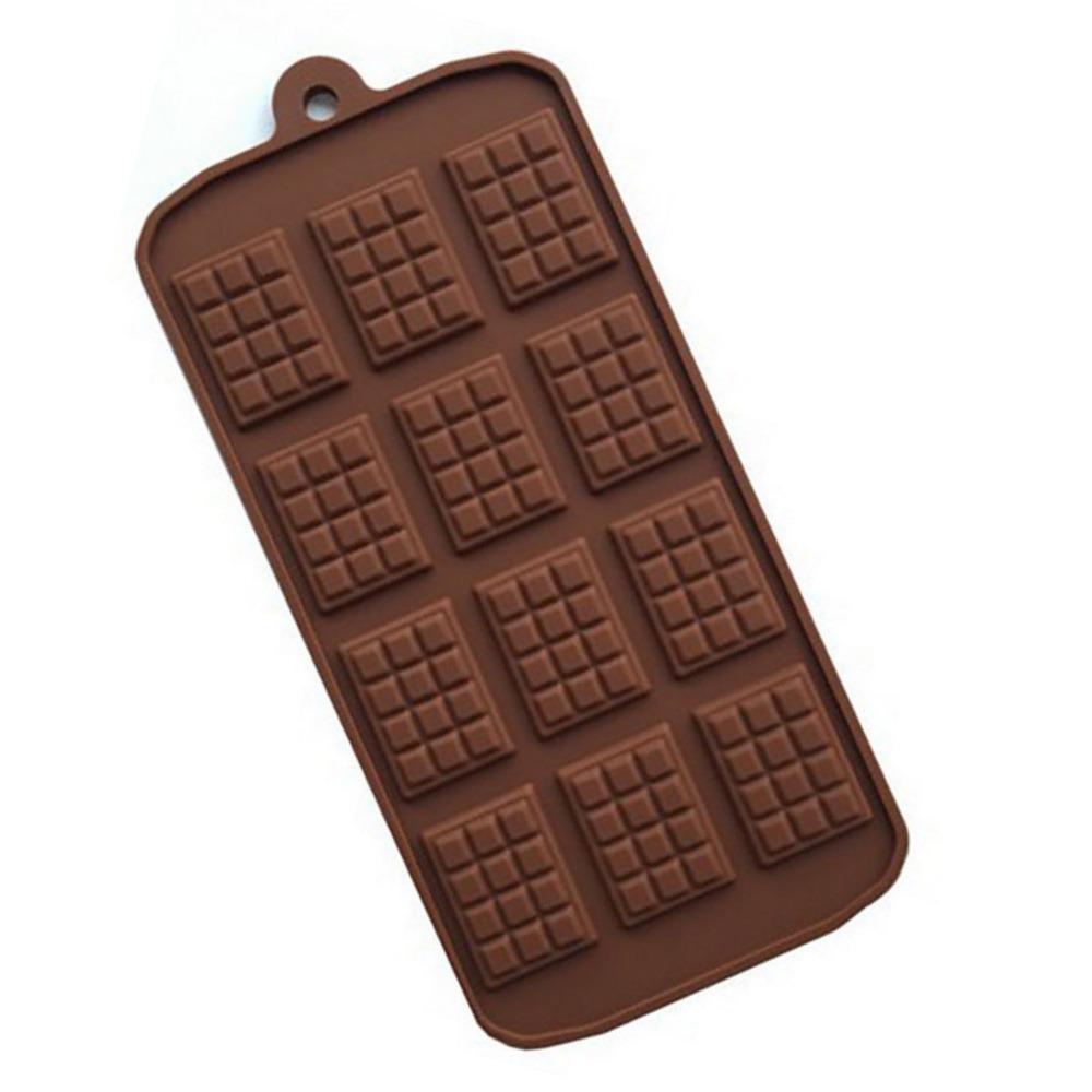 

Non-Stick Chocolate Bar Molds Silicone Fondant Coffee Mould Bars Making Mold Kitchen Accessories E