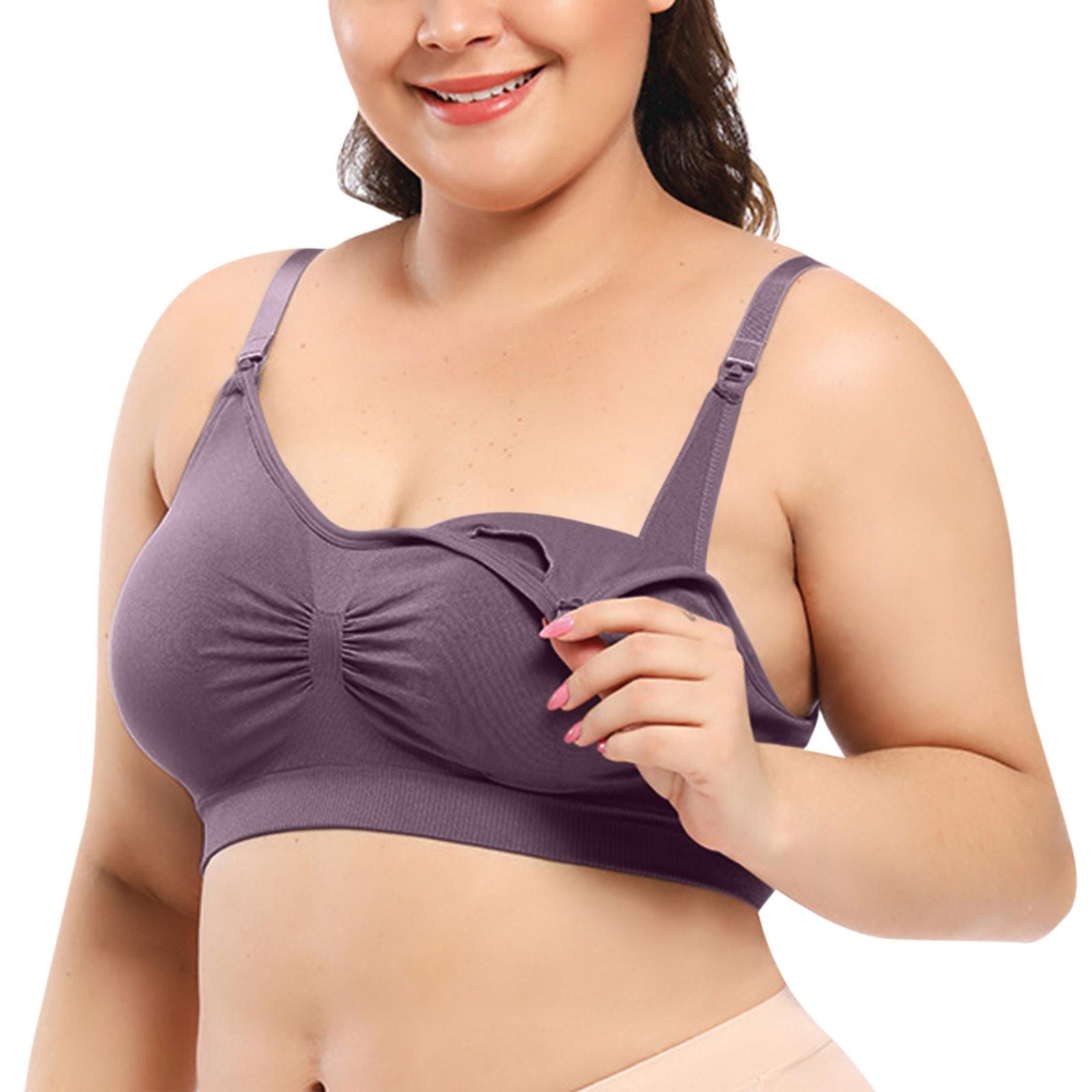 

Женский бюстгальтер больших размеров со съемной подушкой для груди для беременных и кормящих женщин XXXL