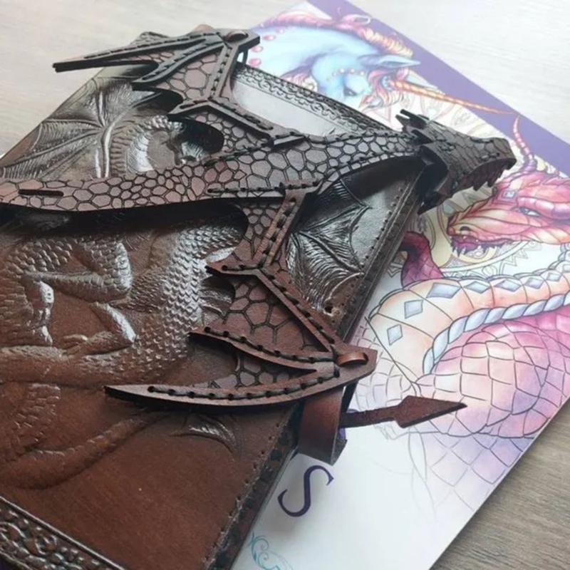 Adjustable Length Handchain PU Leather Dragon Bracelet Cosplay Cuff Arm Band for Fantasy Enthusiasts Unique Accessory
