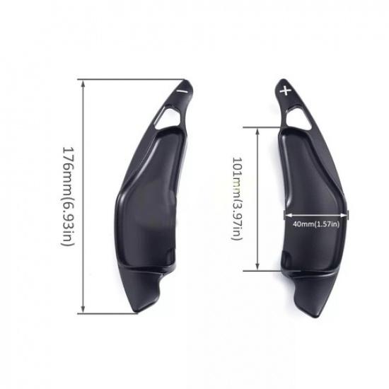 Black Aluminium Steering Wheel Paddle Shifters For 2006-2013 Lexus IS 250 350