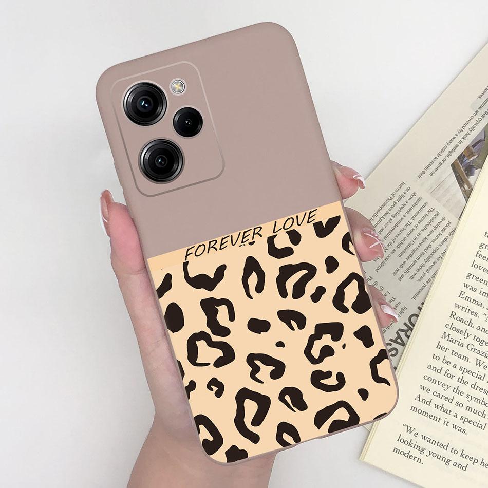 Cell Phone Case For Xiaomi Poco X5 Pro 5G Trendy Pattern Silicone Protective Matte Cover For PocoX5 X 5 X5Pro Capa Funda Bumper