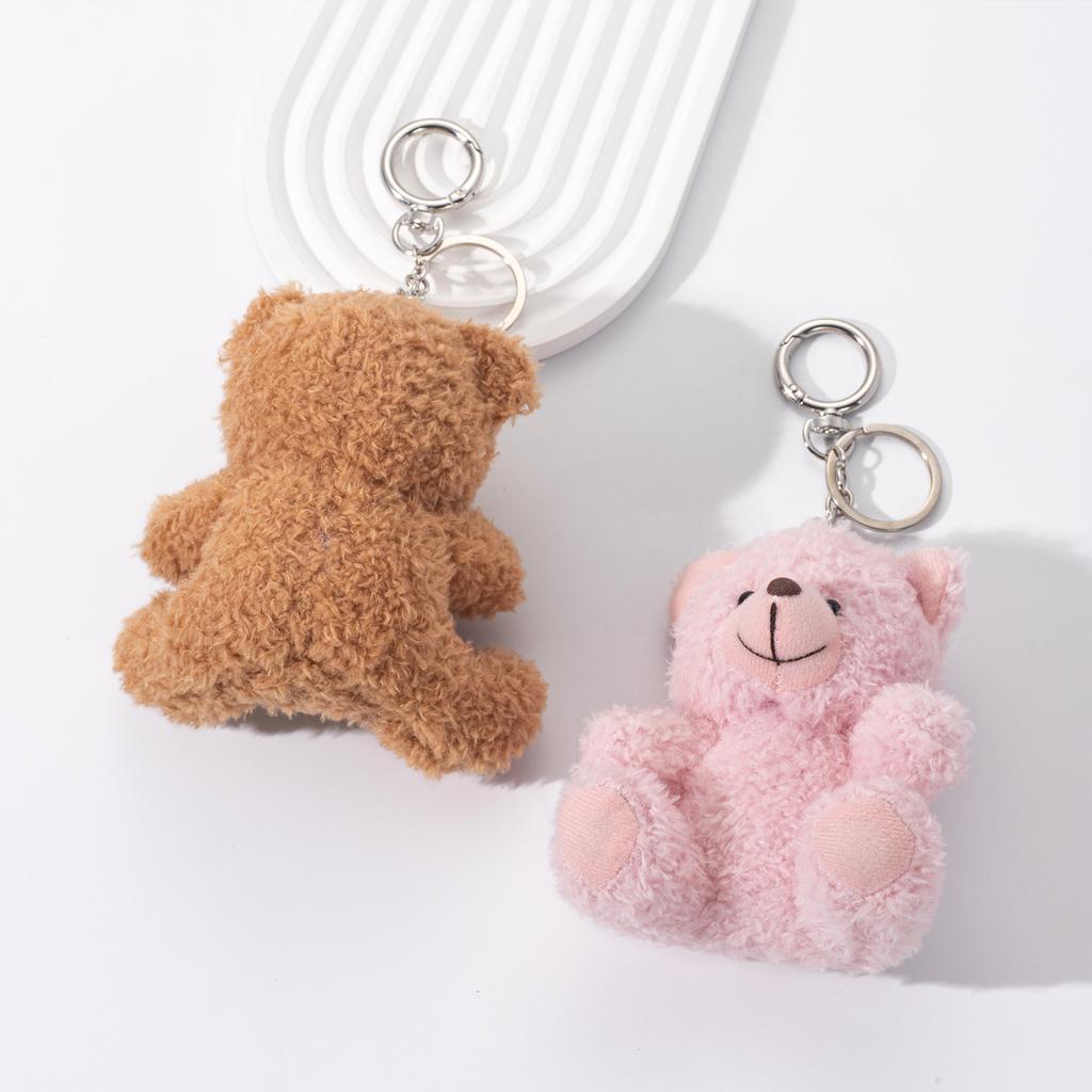 Cartoon Plush Bear Doll New Cute Creative Design Backpack Clothing Accessories Doll Accessories Couple Gifts Bag Charm