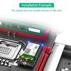 NGFF M.2 Key A+E To Key-B Wireless Adapter With Card Slot For 3G 4G 5G LTE WWAN Modem Module Converters Replacement