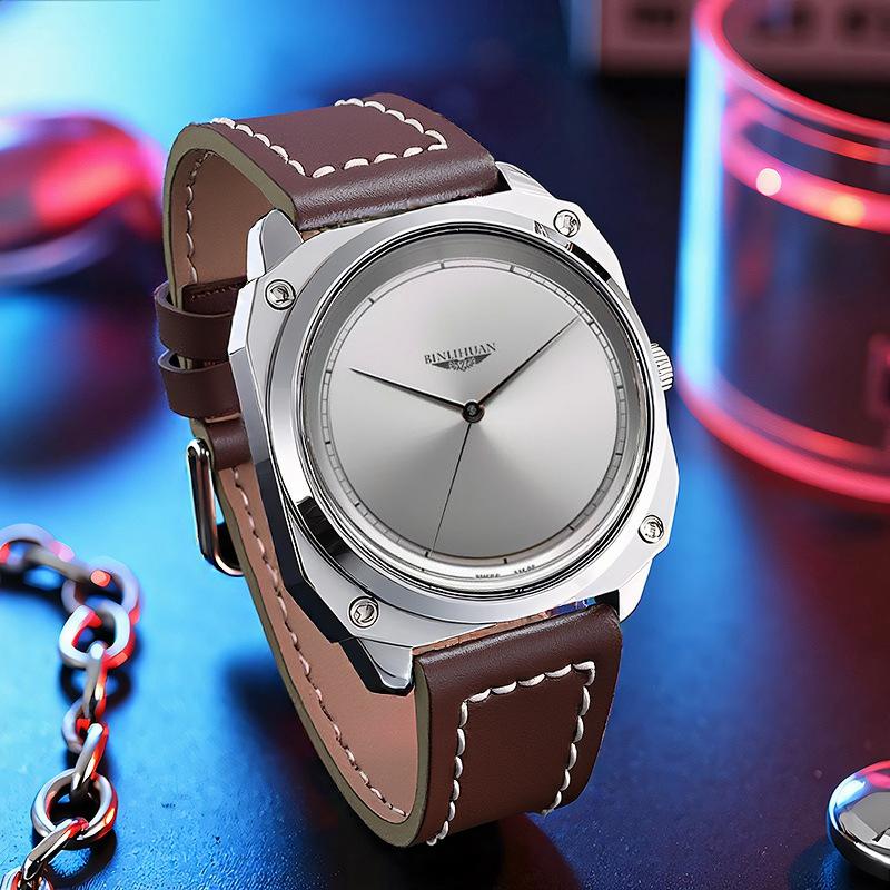 JYL Men's Watch Business Sports Casual Leather Band