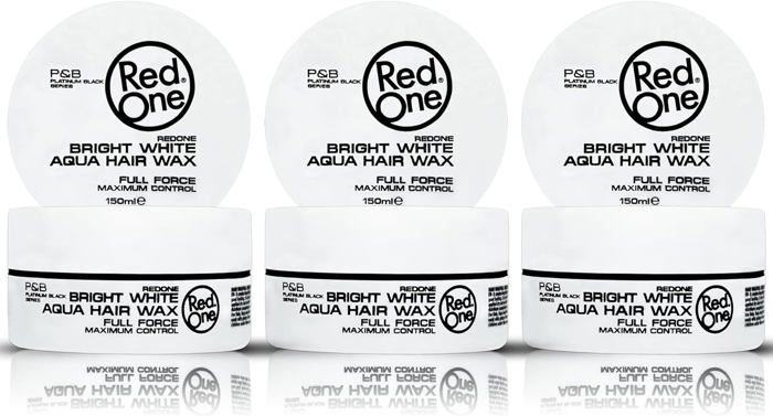 Cire À Cheveux - RED ONE - Lot De 3 - 150ml - Non Gras - Brillance - Texture Baume