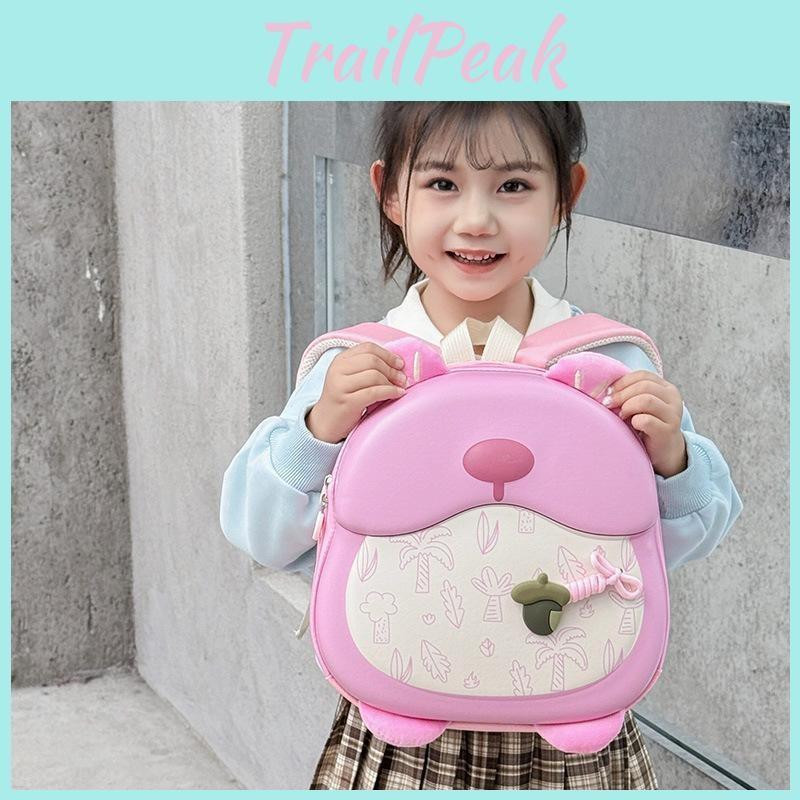 Cartoon Bear Backpack Kidss Hard Shell Schoolbag Fashionable Versatile Backpack