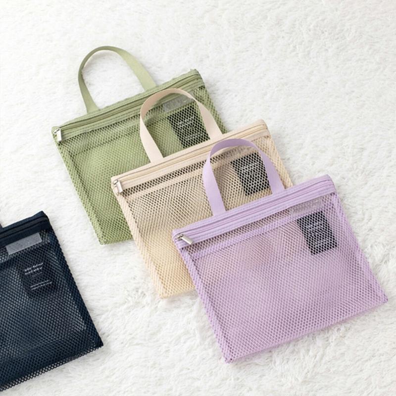 Stilvolle wasserdichte Mesh-Duschtasche Schnell trocknendes Design Zubehör für Fitnessstudio, Wohnheime und Camping Tragbar und robust