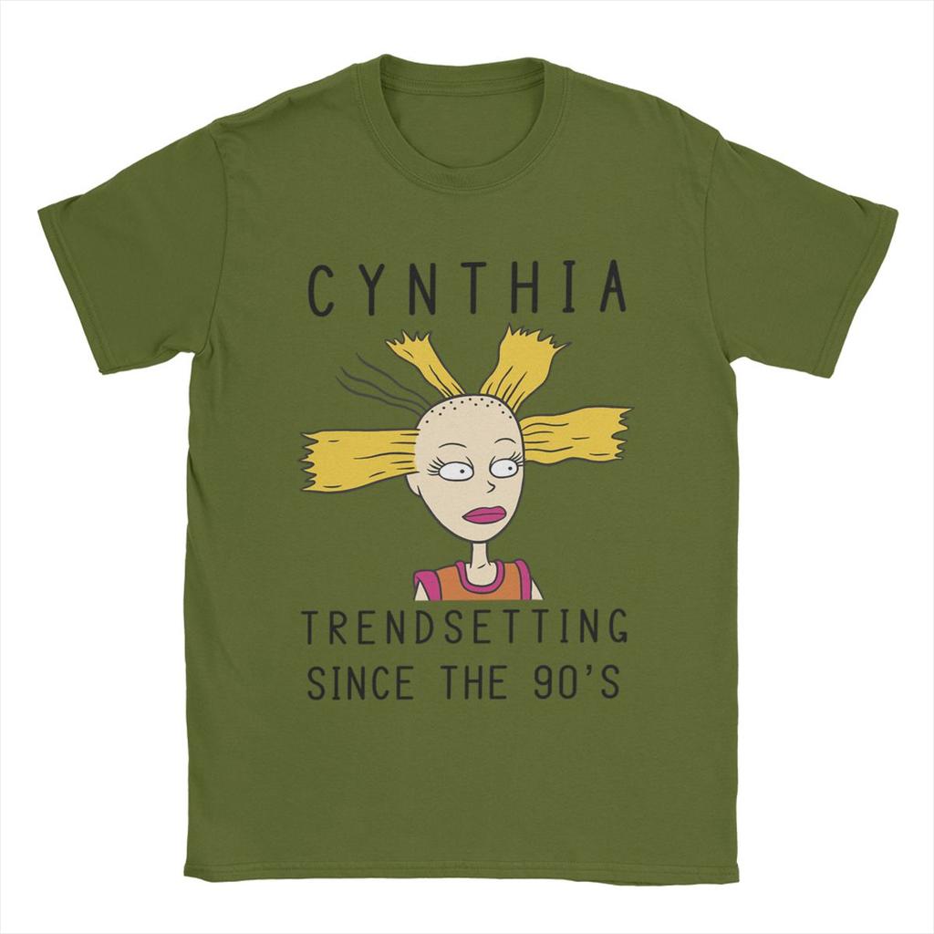 Trendsetter Cynthia Rugrat T Shirts Men's Pure Cotton Novelty T-Shirts Crewneck Tees Short Sleeve Clothing Birthday Present