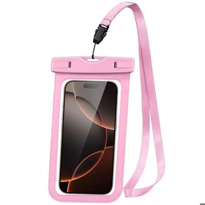 Waterproof Case for Xiaomi Redmi Samsung Galaxy iPhone Google OPPO, Waterproof Protection IPX8 Sensitive Touch - Pink