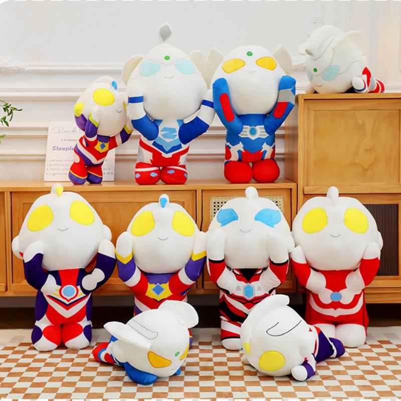 Cute Ultraman Plush Toy Cartoon Di Jia Superman Doll Kids Festival Gift