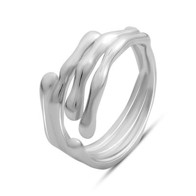 Silver Ring Without Stones, Product Weight 5.58 Gr (2186373)