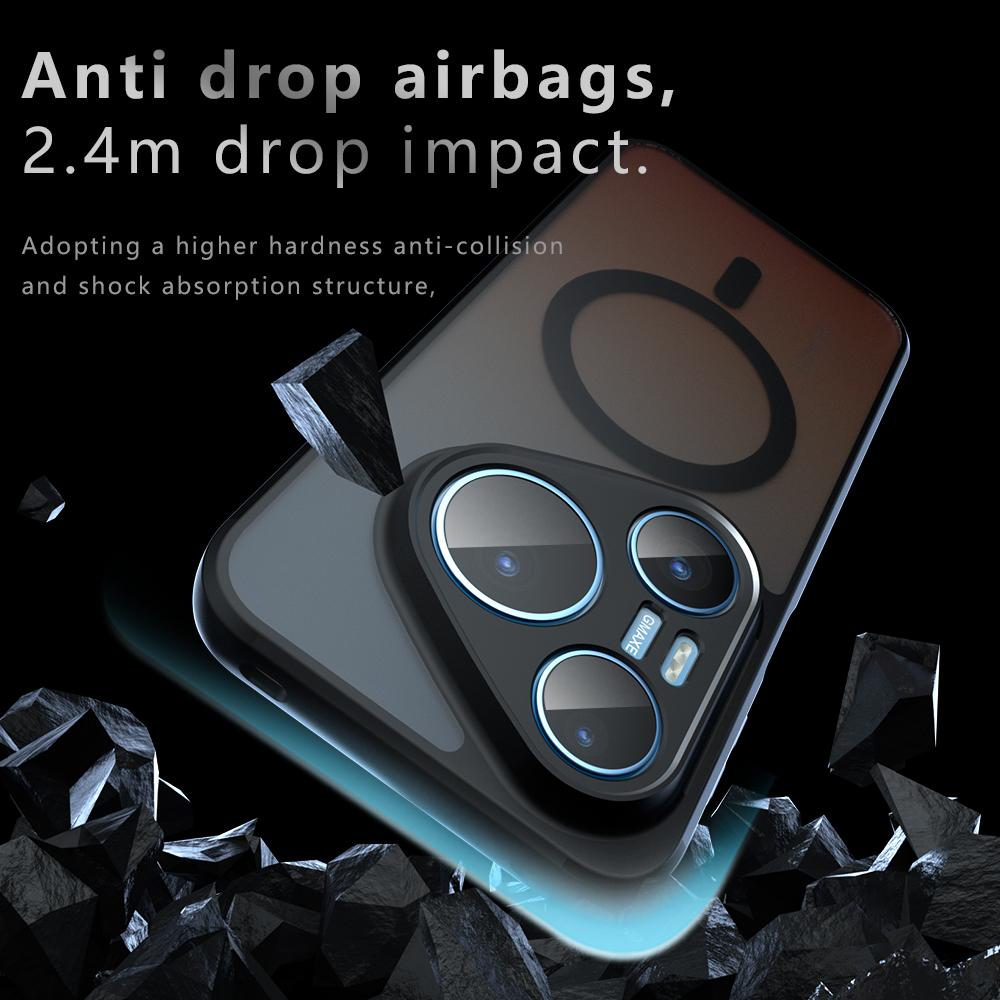 Shockproof Back Cover Magnetic Wireless Charging Case For Huawei P90 Pro HuaweiP90Pro