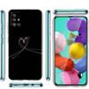 Clear Case For Samsung Galaxy A52 A12 A51 A32 A21s A71 A32 A22 50 A70 A31 A72 5G Phone Cover Cute Love Heart