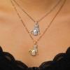 Cute Cat Butterfly Pendant Necklace Fully Inlaid Zircon Collar Chain for Women Girl Simple Exquisite Daily Wear Jewelry Gifts