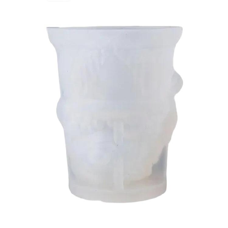 Cartoon Hedgehog with Wheat Bag Design Silicone Mold for Homemades Candle Making Food Grade Quick Releases Feature