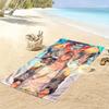JoJo's Bizarre Adventure: Epic Characters Beach Towel Outdoor Camping Beach Towel for Vacation Photos Quick-drying Swim Towel Absorbent Bath Towel