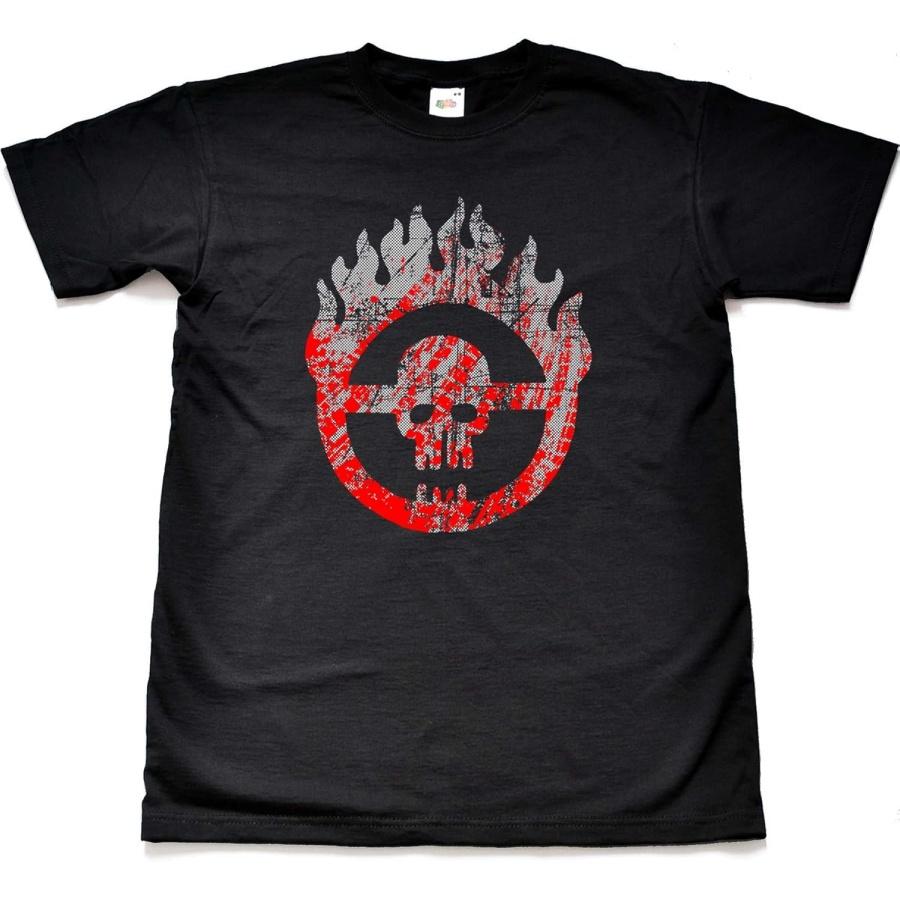 Teamzad Distressed Imortan Joe Skull Black T Shirt S