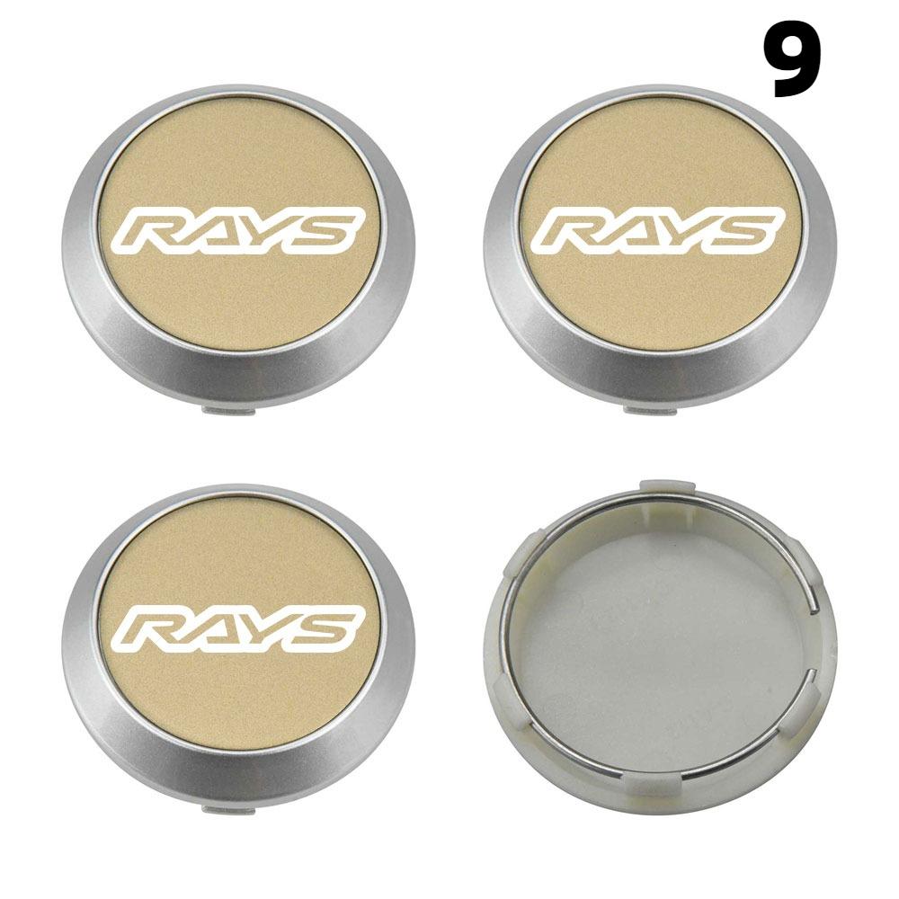 DBS3 4PCS New 64MM OD / 60MM ID Cap For Rims RAYS VOLK VR GRAM Emblem Wheel Center Cap Sport Car Logo Wheel Cover Hub caps