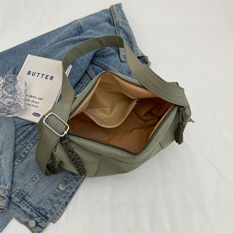 Холщовая сумка через плечо Женская большая сумка Большая вместительная дорожная сумка — фото 11