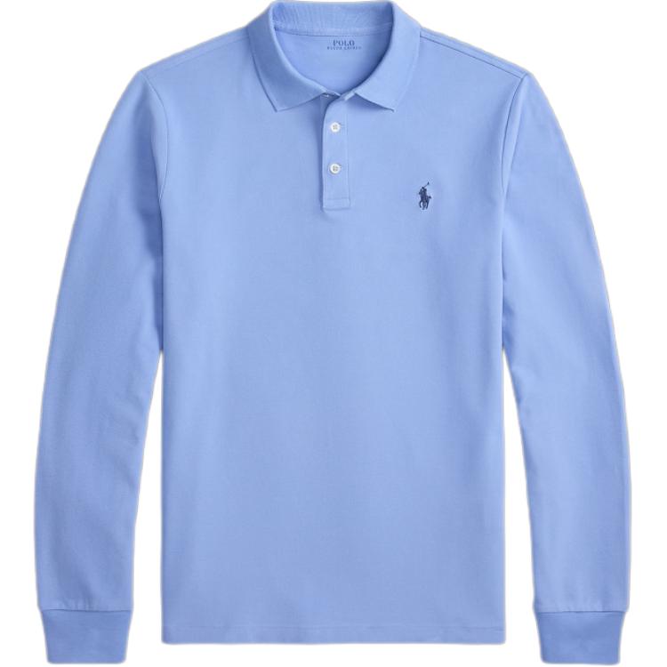 

Polo Ralph Lauren Custom Slim Fit Поло с длинным рукавом из рубчатой сетки Мужские топы MNPOKNI16824652 XL