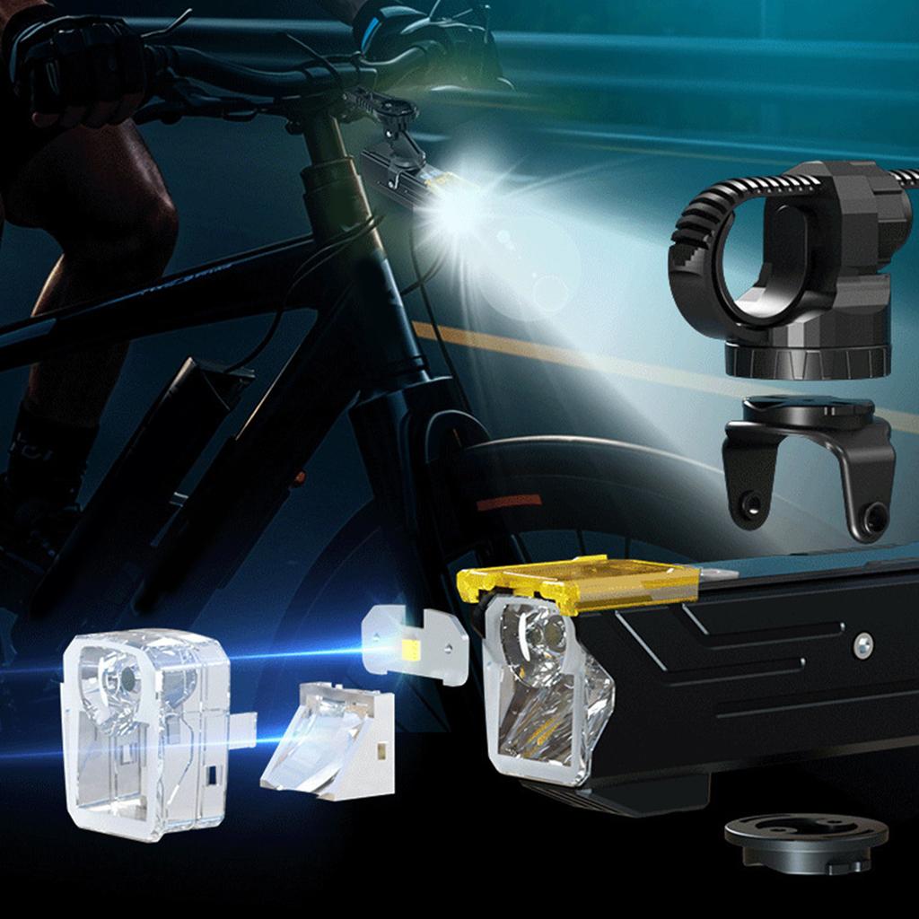 Lampa Rowerowa Przednia 4000mAh Stop Aluminium Akumulatorowa Lampki Rowerowe Reflektor Rowerowy dla Rowerzystów i Dojazdów
