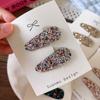 Simple Sequins Children's Water Drop Bangs Bb Clip Girl Side Broken Hair Clip Headwear Girls Kids Hair Accessories
