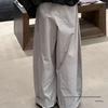 Women's 2025 Autumn High-Waisted Scimitar Design Slimming Wide-Leg Casual Pants