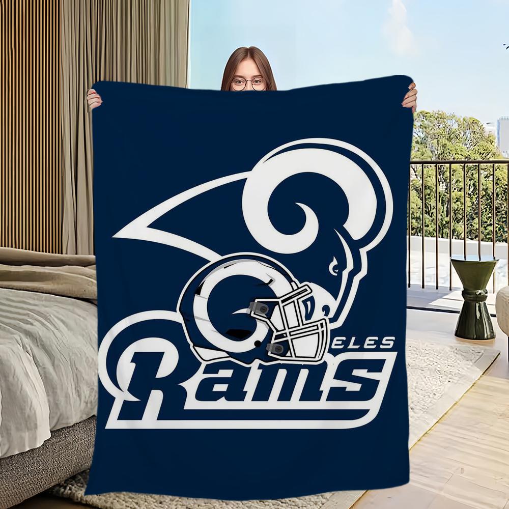 L-Los A-Angeles R-RamsS Skicomfort Warm Soft Home Kids Lunch Blanket Suitable For Living Room Office Daily Travel Gifts