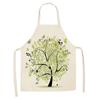 Cute Cartoon Animal Print Apron, Kawaii Cat & Owl Design, Kitchen Cooking Bib Multiple Sizes Available, Perfect for Baking Home