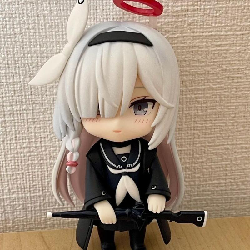 10CM Blue Archive Action Figure Anime Prana Q Version Desktop Standing Posture Model Toys Collection Ornaments PVC Doll Gifts