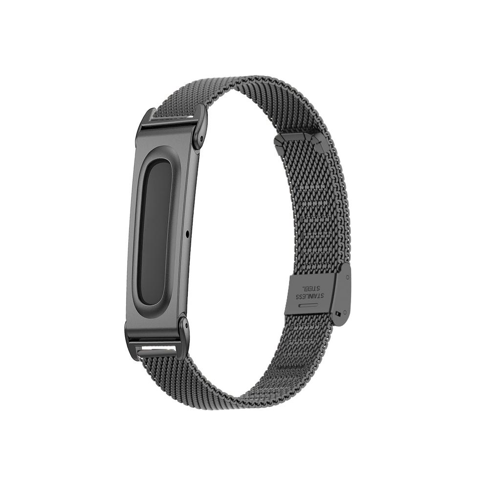 Metall-Uhrarmband mit Metallrahmen-Schließe für Google Fitbit Air google fitbit air schwarz