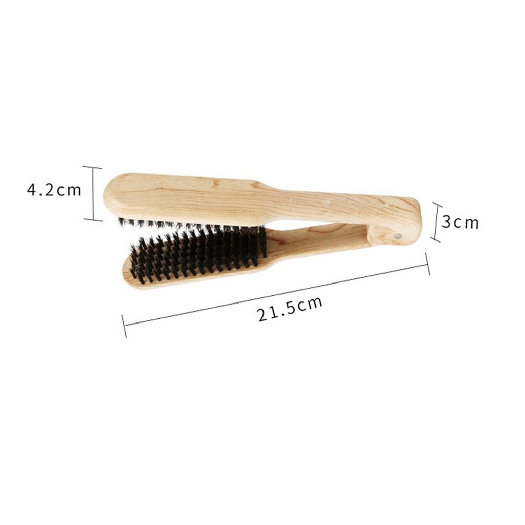 Professional V Shaped Hair Straightening Comb Clamp Styling Comb Hairdressing Tool