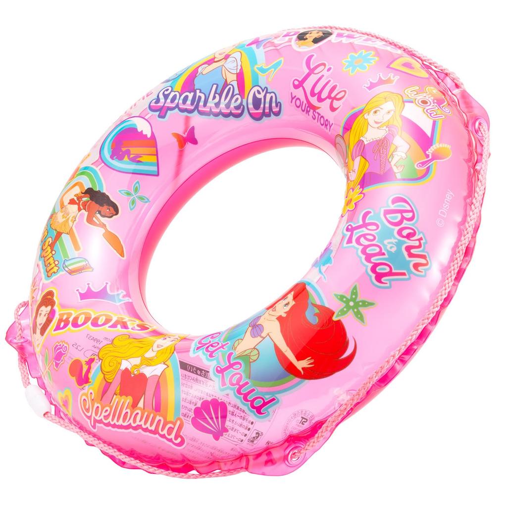 Maruka Disney Princess Inflatable Ring, 55cm, for Water Play, Pool, and Beach Use, 199437