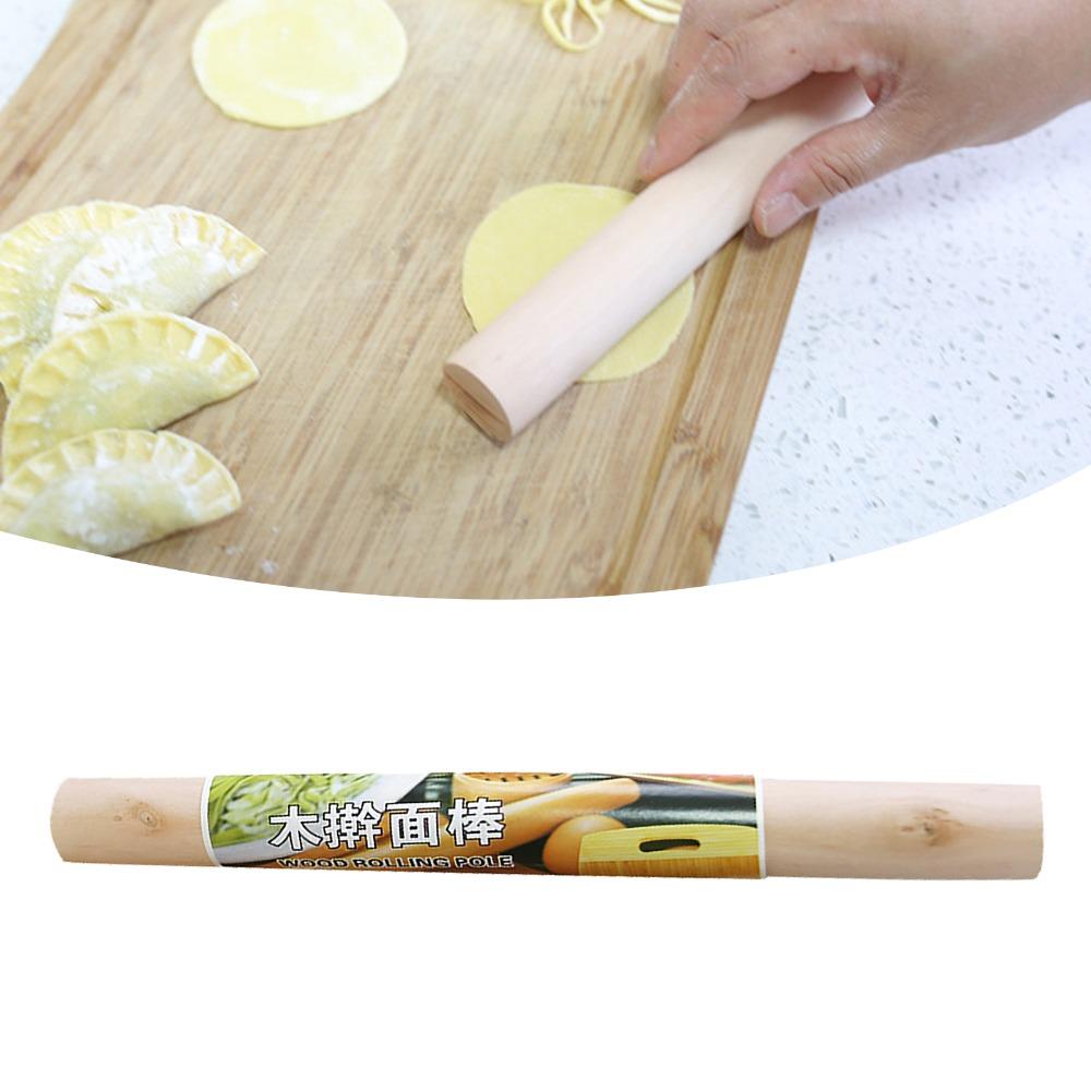 Sturdy Wood Small Rolling Pin Smoothing Texture Fondant Roller Smooth Dough Roller Fondant Rolling