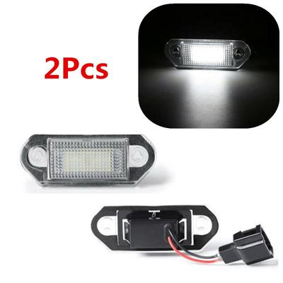 2 tk 12V LED Auto numbrimärgi tuled Lambid Pirnid Valge VW Golf Vento Gol 2 3 Jetta mk3 Skoda Octavia I Combi jaoks