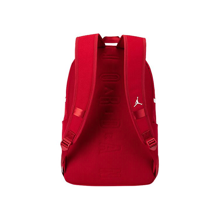 Jordan Gold Logo Velcro Badge Random Stick Series Polyester Backpack Unisex Backpack JD2623161GS-001